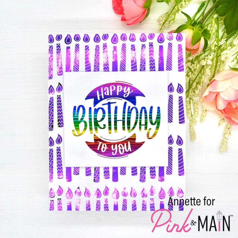 Pink and Main Make A Wish Foilable Kit PMF062 birthday