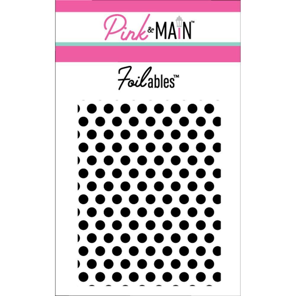 Pink and Main Medium Dots Foilables Panels PMF037