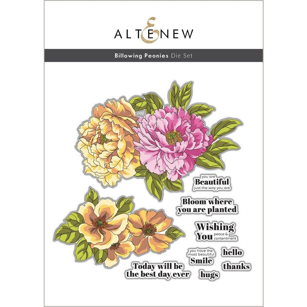 Altenew Build-A-Garden: Pristine Peonies