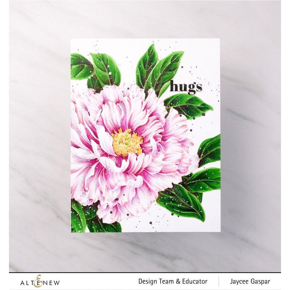 Altenew Billowing Peonies Clear Stamps alt7740 hugs