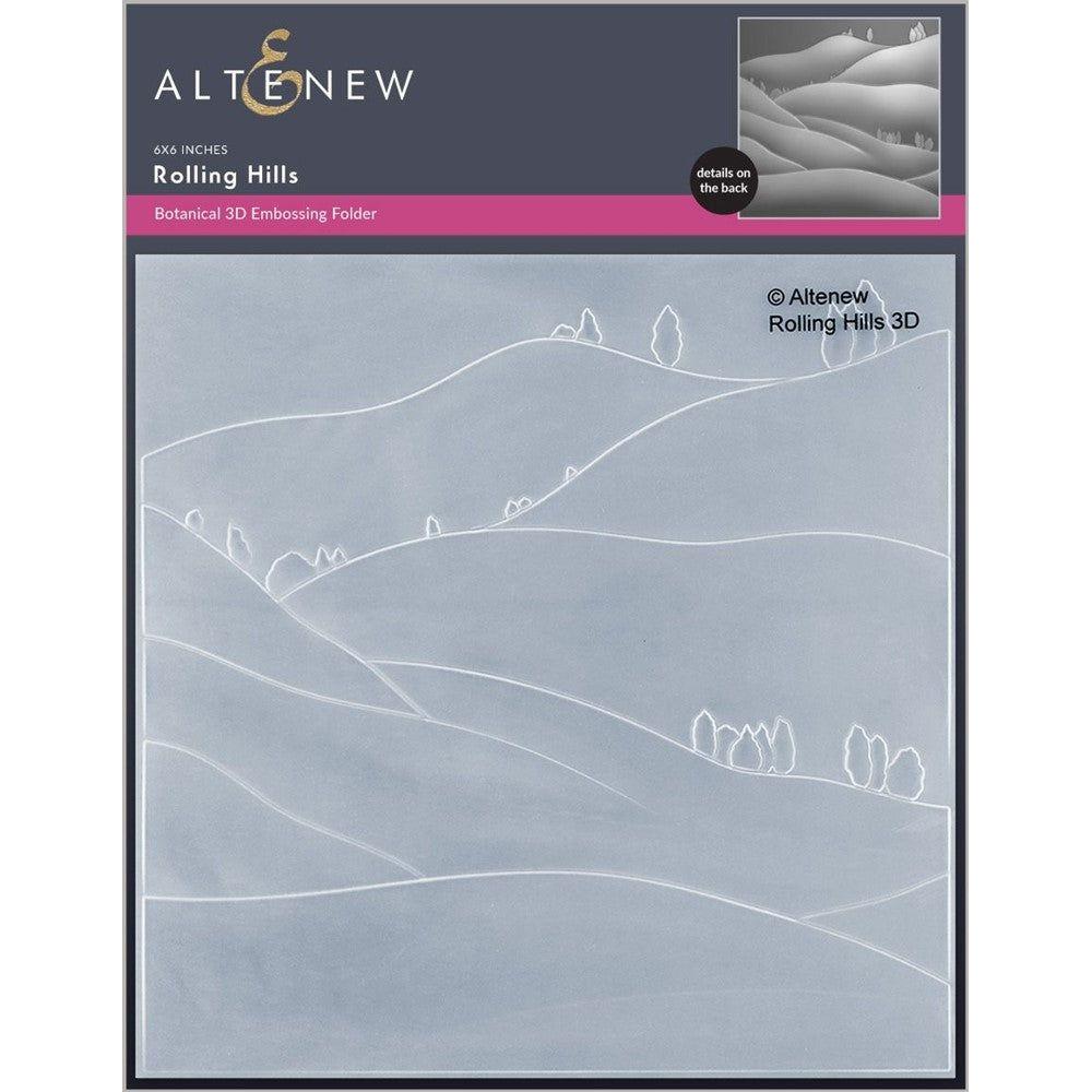 Altenew Rolling Hills 3D Embossing Folder alt7738