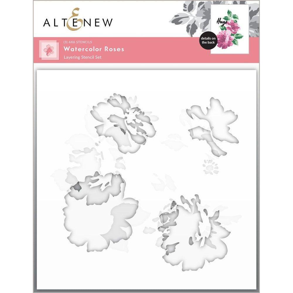 Altenew Watercolor Roses Stencils alt7736