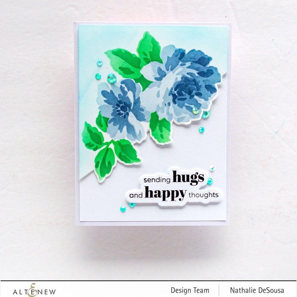 Altenew Watercolor Roses Stencils alt7736 hugs