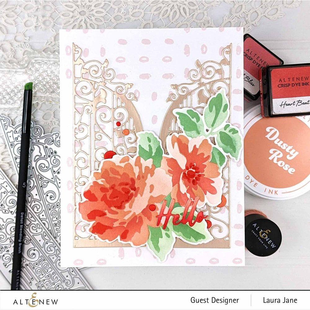 Altenew Watercolor Roses Stencils alt7736 blooms