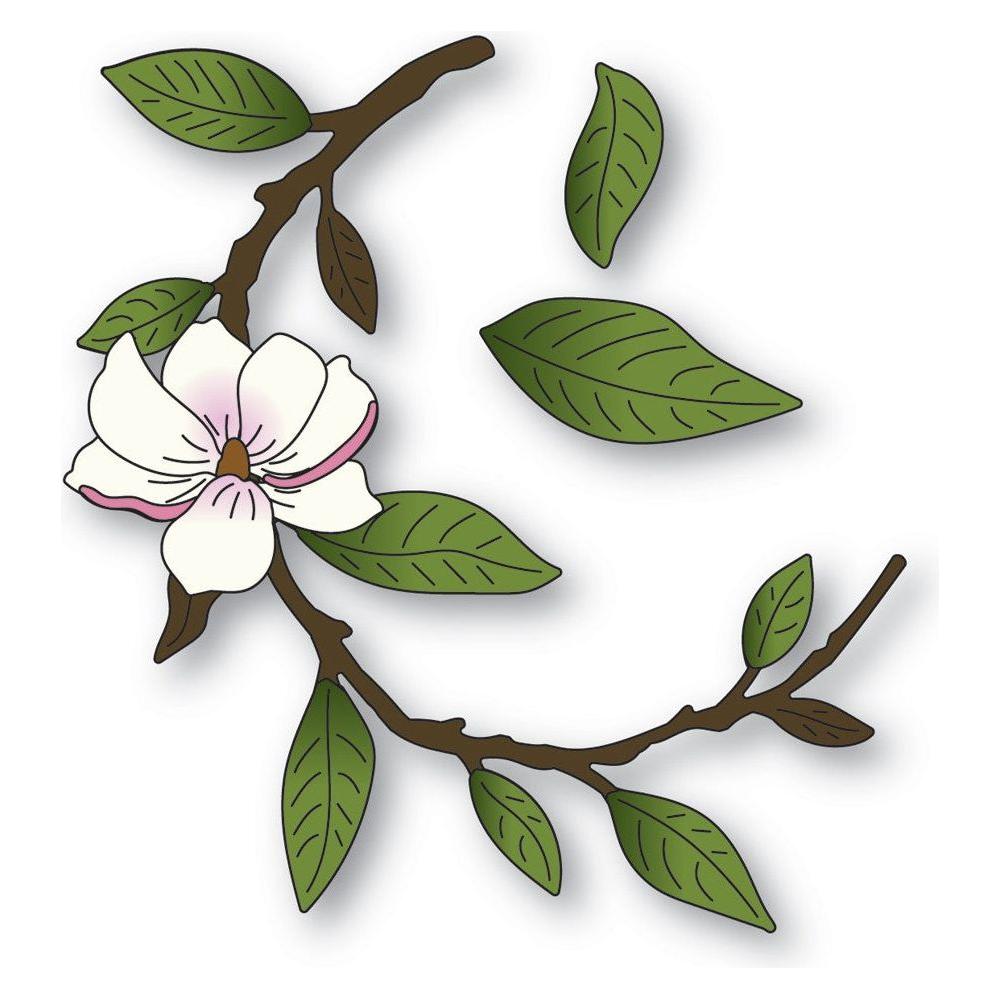 Memory Box Curved Magnolia Branch Dies 94719