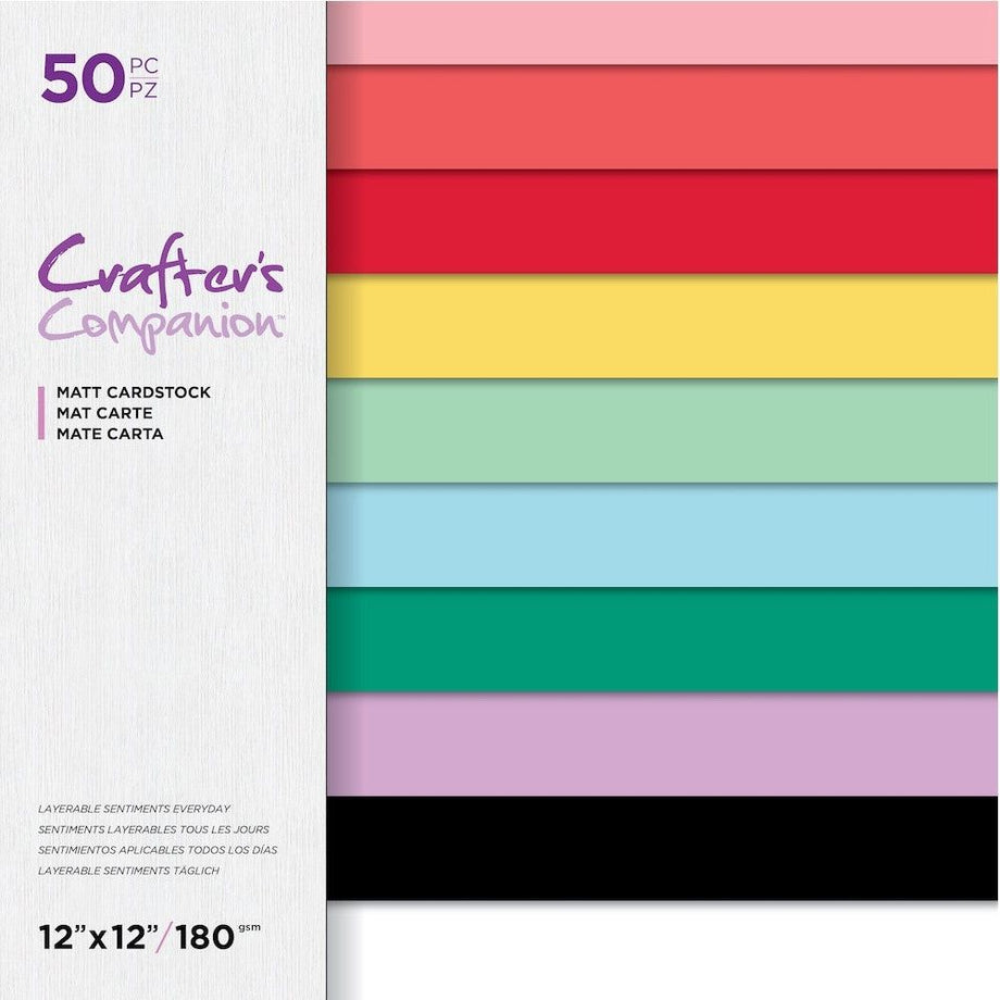 Crafter's Companion - 12 x 12 Paper Pad - Everyday Brights