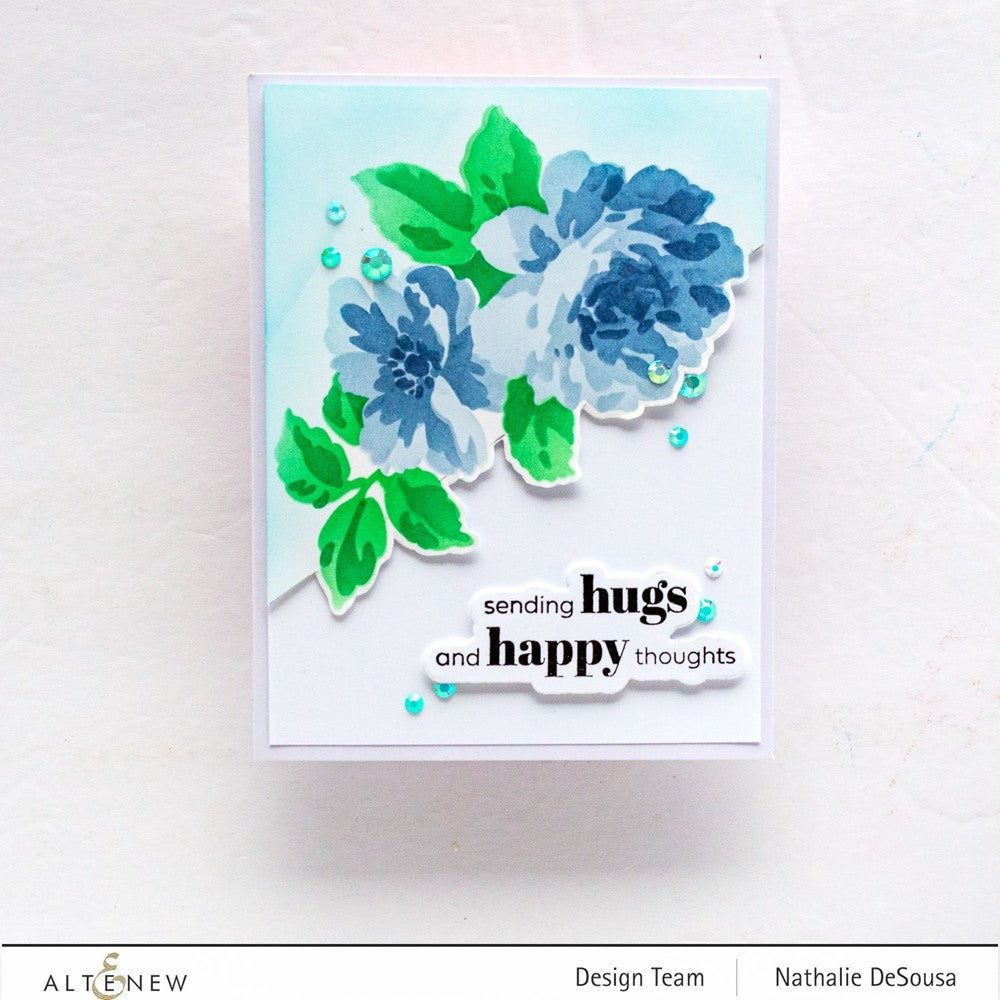 Altenew Delightful Day Clear Stamps alt7719 happy hugs