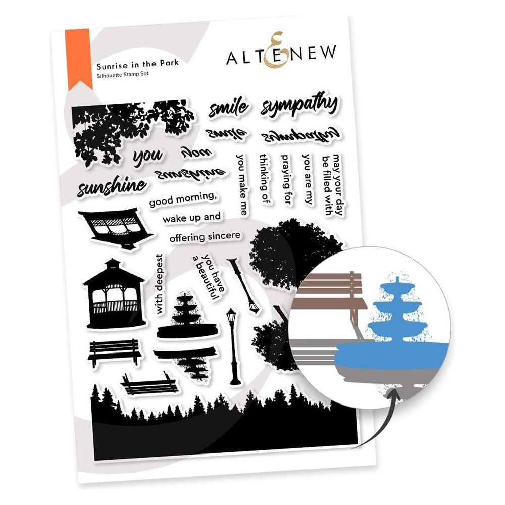 Altenew Sunrise in the Park Clear Stamps alt7714