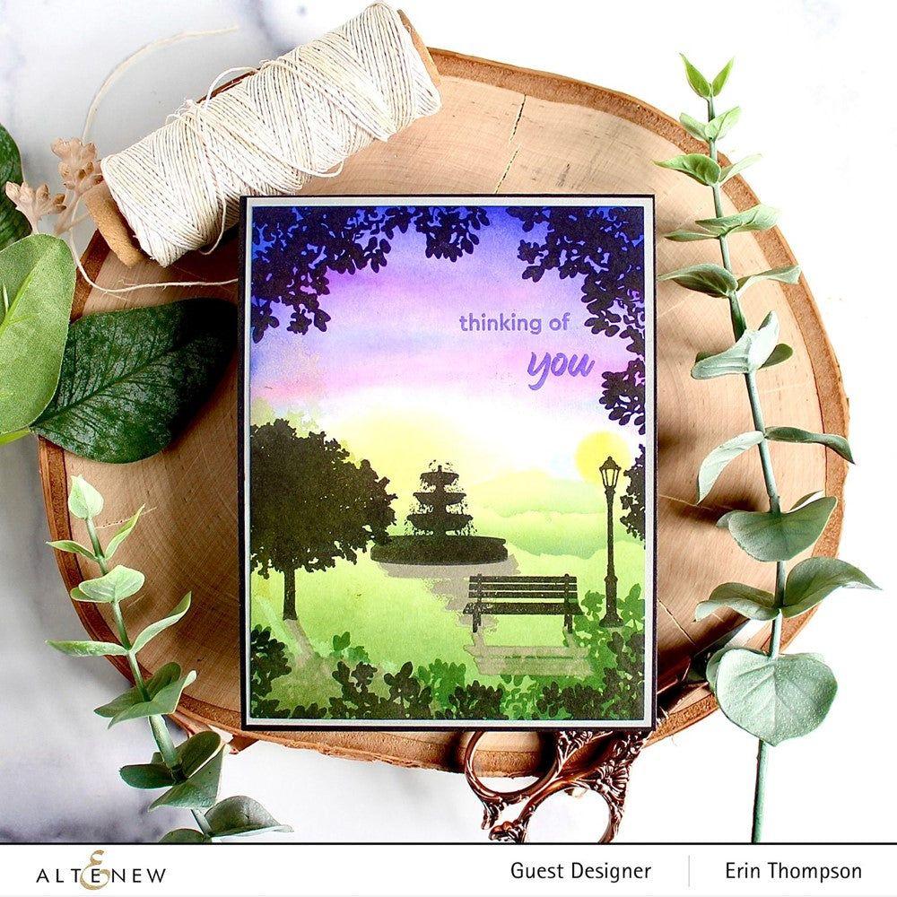 Altenew Sunrise in the Park Clear Stamps alt7714 thinking of you