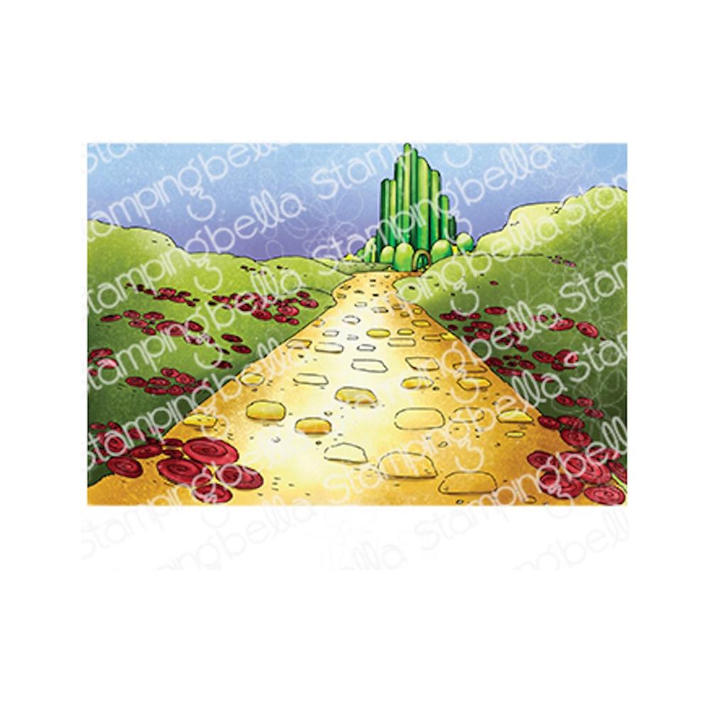 Wizard of Oz Yellow Brick Road With Rainbow Photo Backdrop