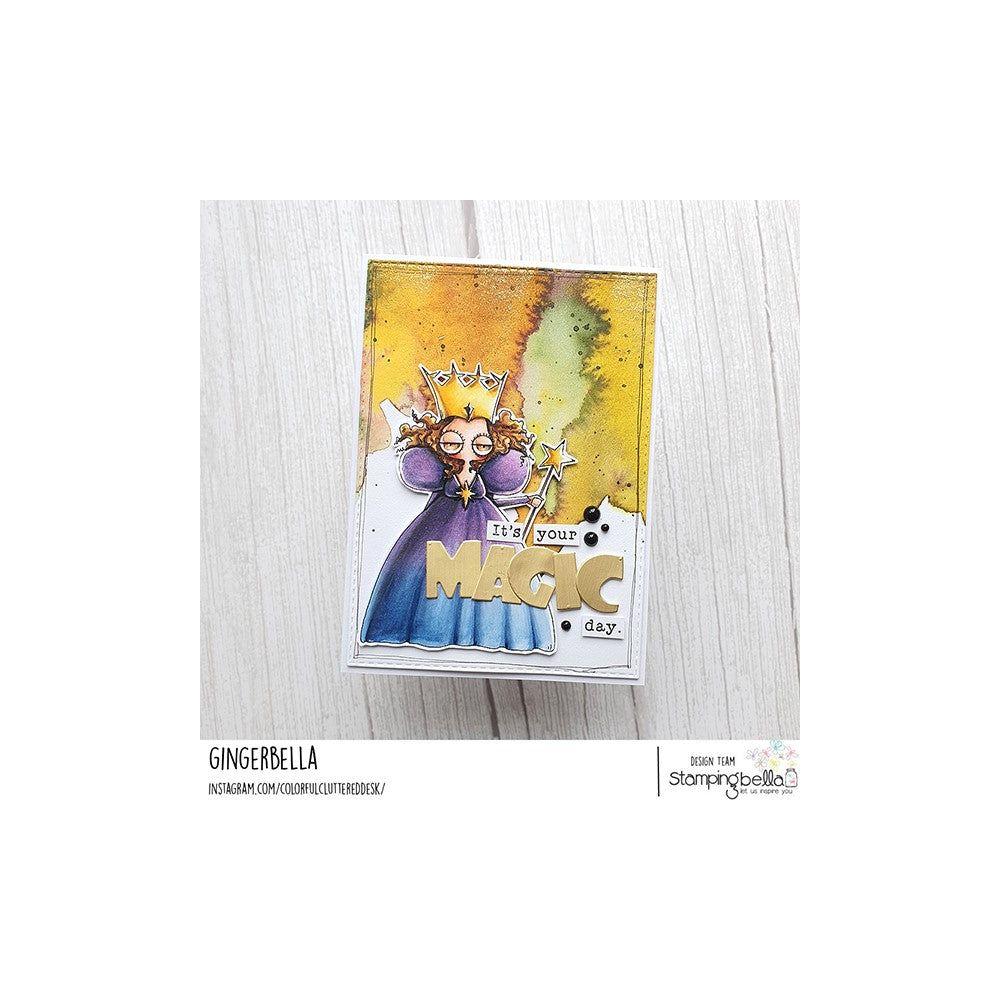 Stamping Bella Oddball Oz Glinda The Good Witch Cling Stamp eb1229 magic