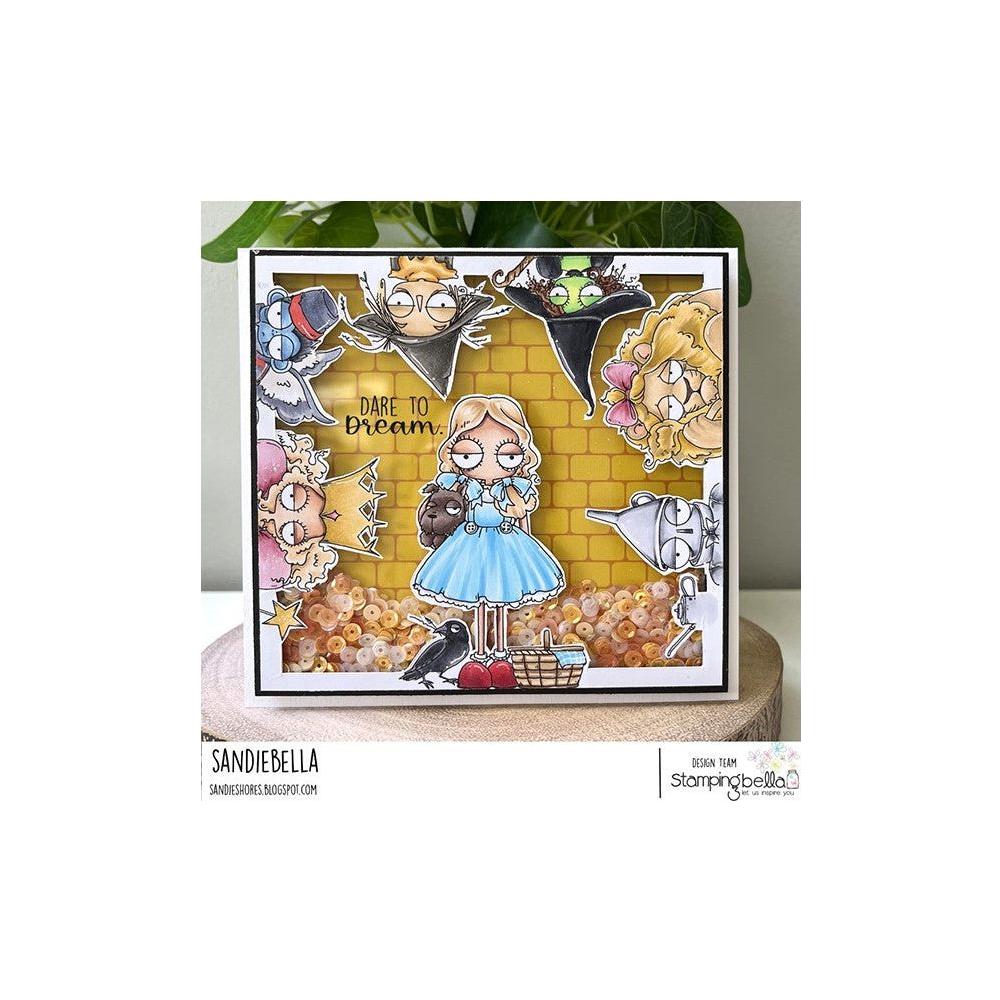 Stamping Bella Oddball Oz Scarecrow Cling Stamps eb1230 shaker