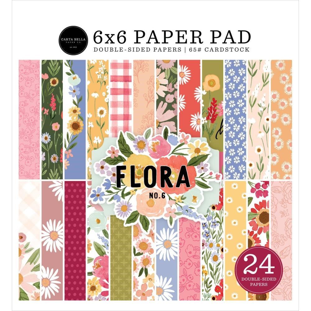 Carta Bella Flora No. 6 6 x 6 Paper Pad cbfrn316023