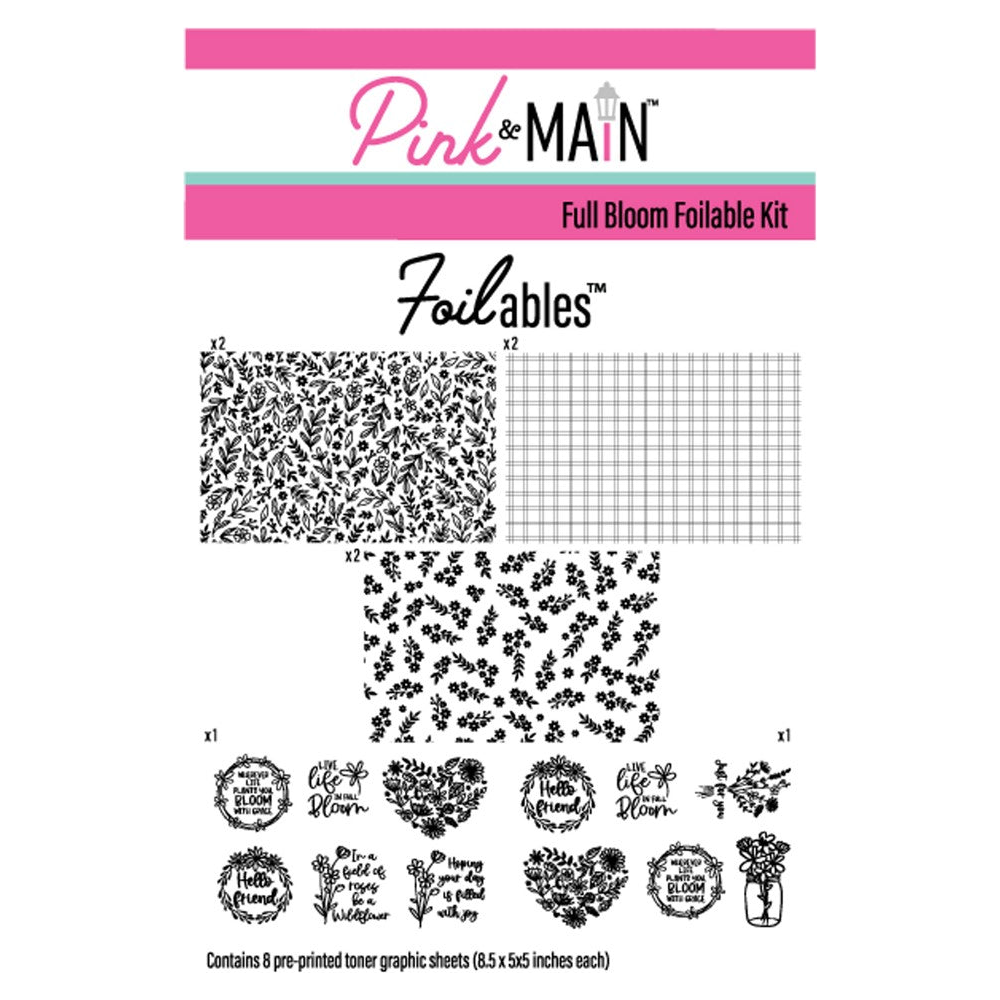 Pink and Main Full Bloom Foilable Kit pmf035