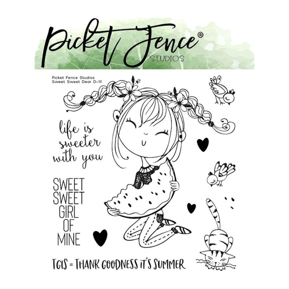 Picket Fence Studios Sweet Sweet Dear Clear Stamps d111