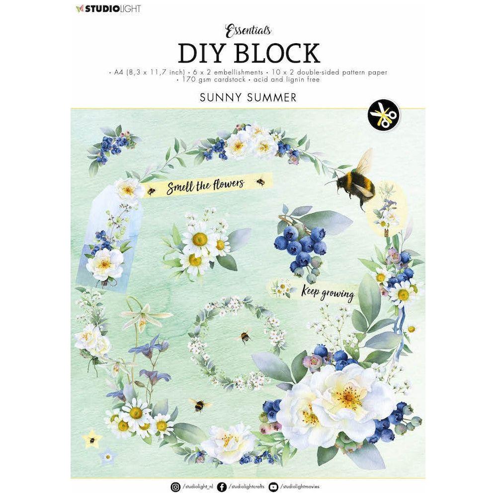 Studio Light Sunny Summer Essentials DIY Block slesdcb43