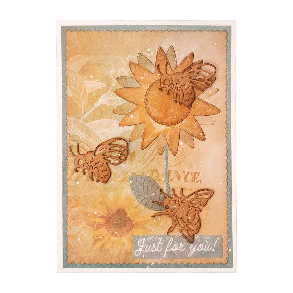 Studio Light Floral Bees Dies slescd519 just for you