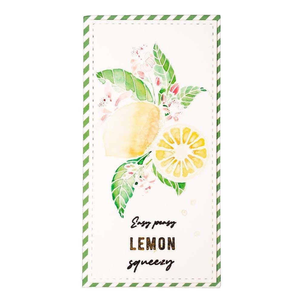 Studio Light Lemon Squeezy Clear Stamps slesstamp427 stripes