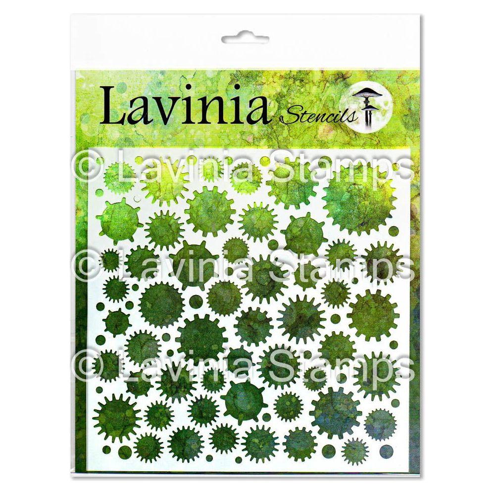 Lavinia Stamps Cogs Stencil ST038