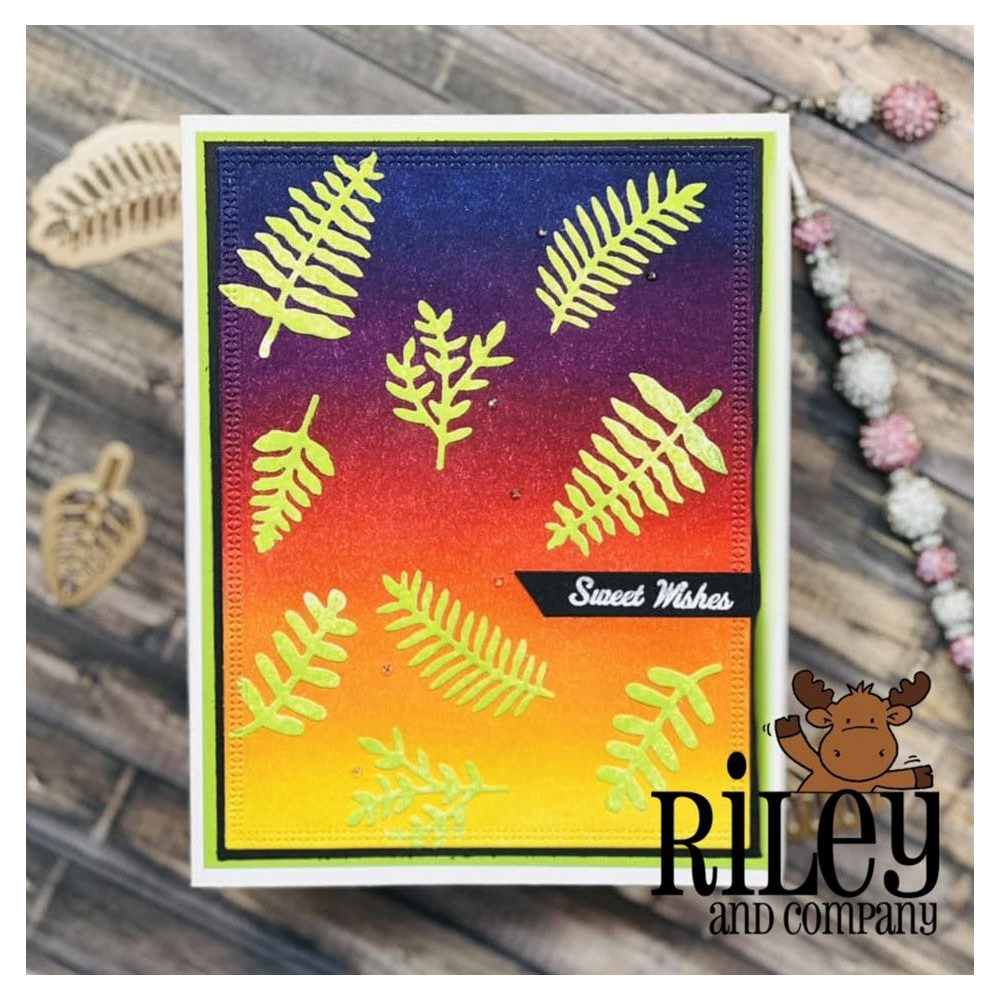 Riley And Company Cut Ups Fancy Ferns Dies RD560 sweet wishes