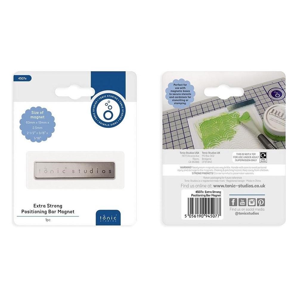 Tonic Extra Strong Positioning Bar Magnet 4507e Product Photo Both Front and Back of Packaging