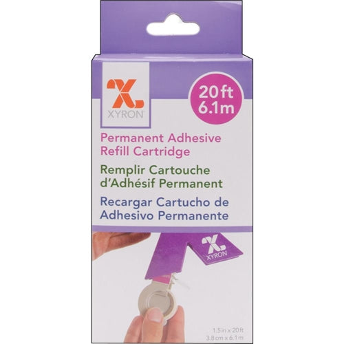 Xyron Permanent Adhesive Refill for X150 Sticker Maker, 1.5 x 20', X  Sticker Makers