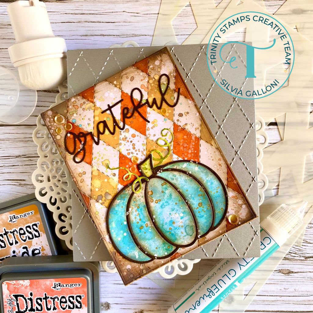 Trinity Stamps MODERN EMBOSSED RECTANGLE STACK Die Set tmd057 Fall Vibes Card | color-code:ALT11