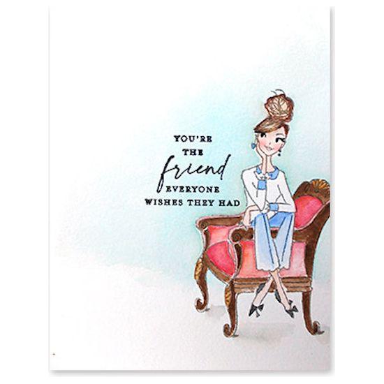 Penny Black Clear Stamps Thoughts of You 30-964 friend