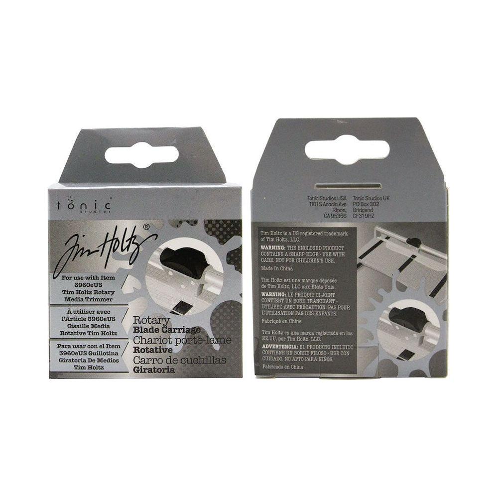 Tim Holtz Tonic Rotary Media Trimmer Replacement Blade 3959e front and back boxed view