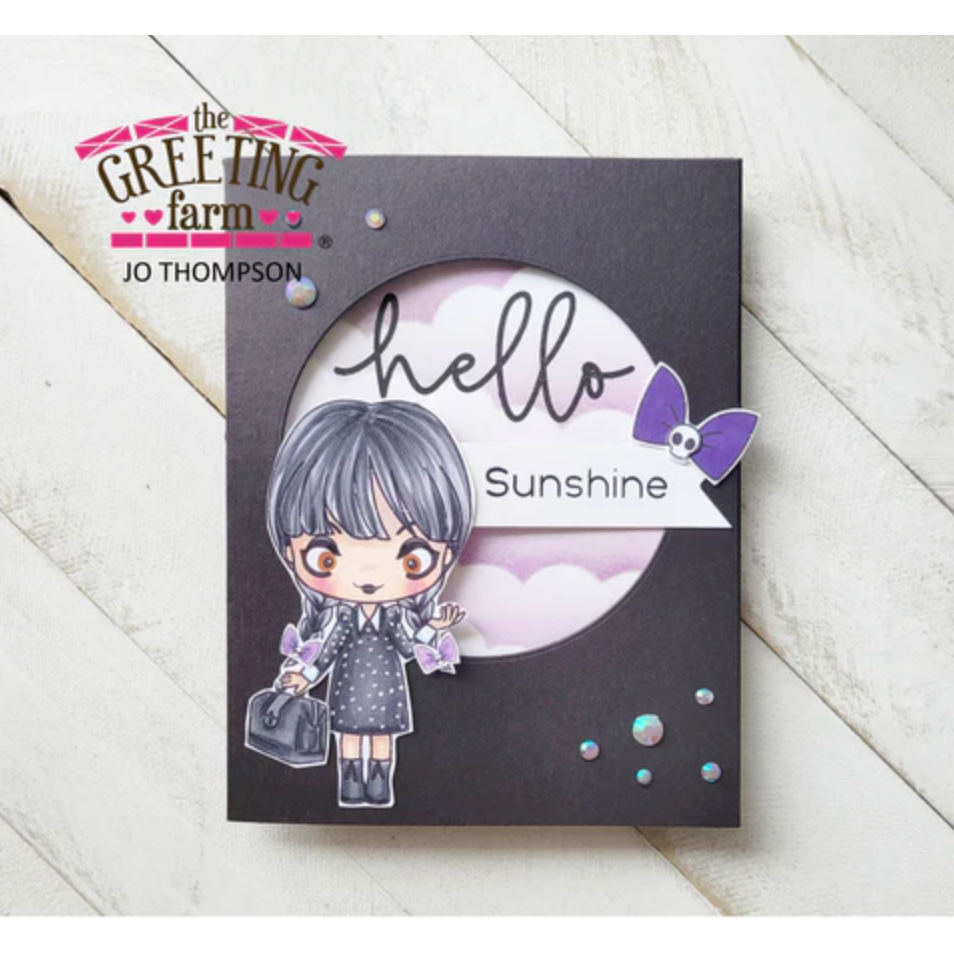 The Greeting Farm Hello Clear Stamps tgf660 Hello Sunshine Goth | color-code:ALT05