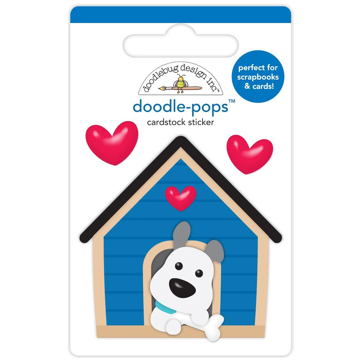 Doodlebug Doggone Cute Stickers - Doodle-Pops: Happy Home