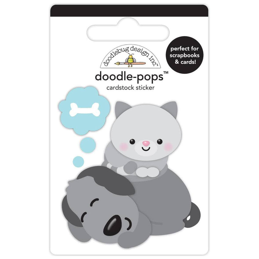 Doodlebug Sweet Dreams Doodle Pop 3D Stickers 7658