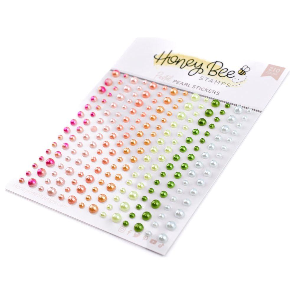 Honey Bee Pastel Pearl Stickers hbgs-prl09 Side Shot