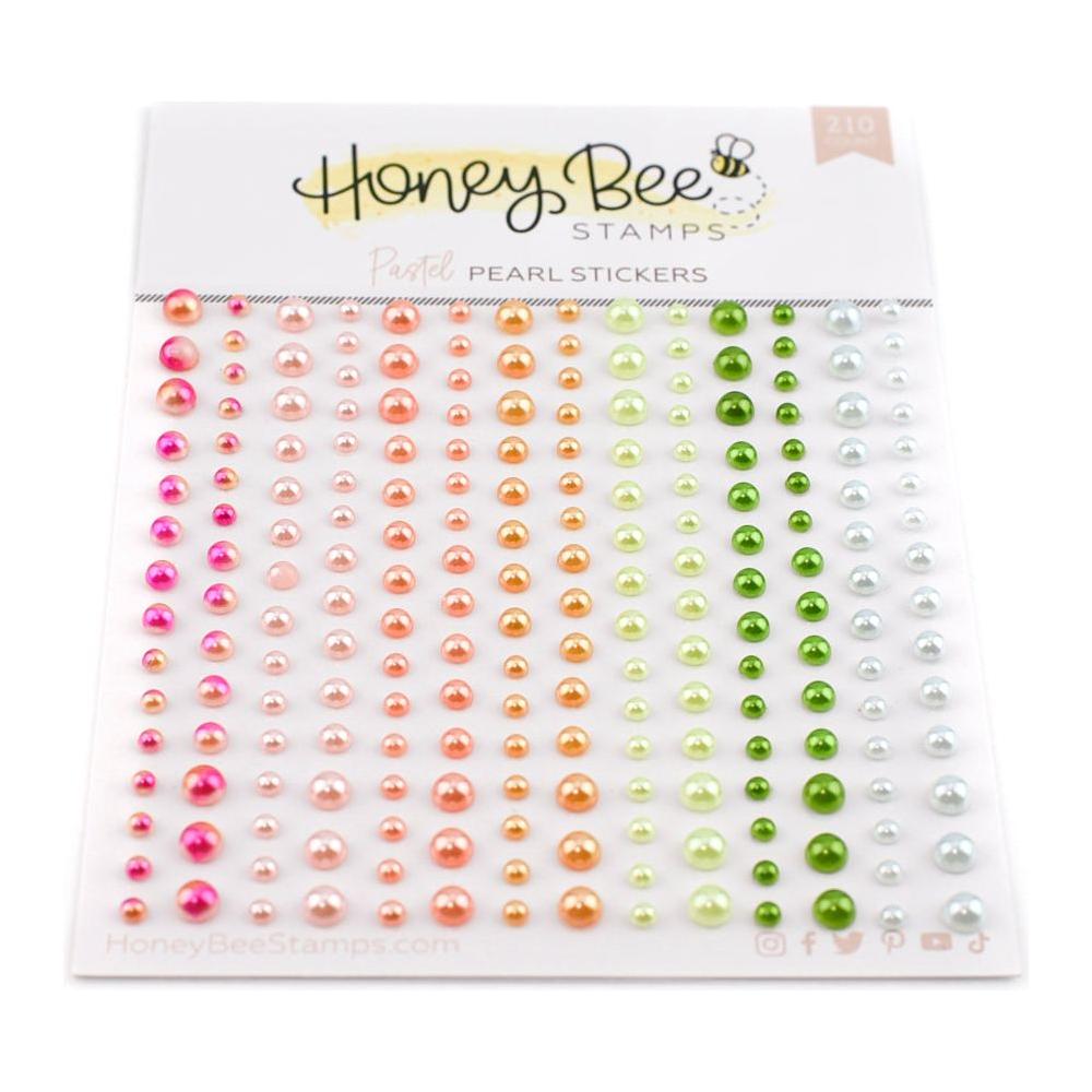 Honey Bee Pastel Pearl Stickers hbgs-prl09 Rainbow