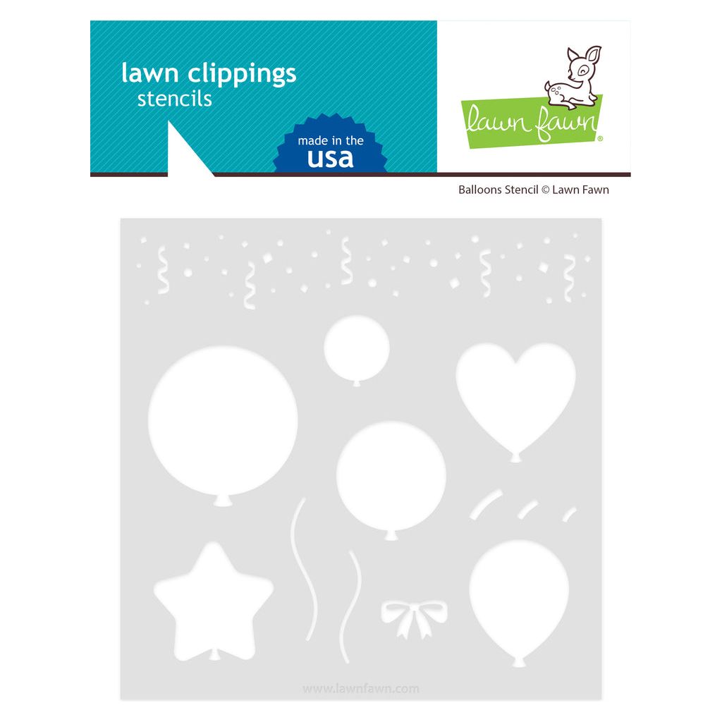 Lawn Fawn Balloons Stencil lf3111