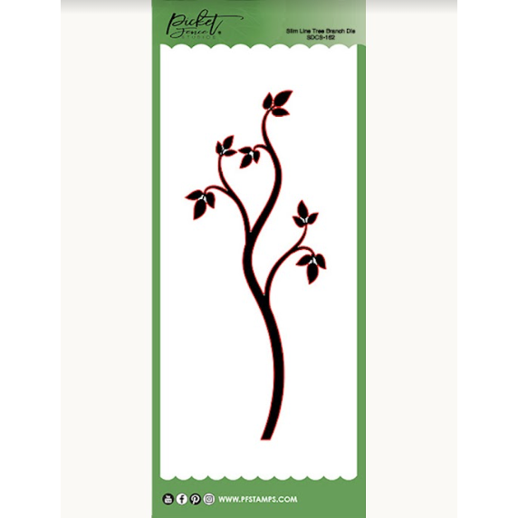 Picket Fence Studios Slim Line Tree Branch Die sdcs162