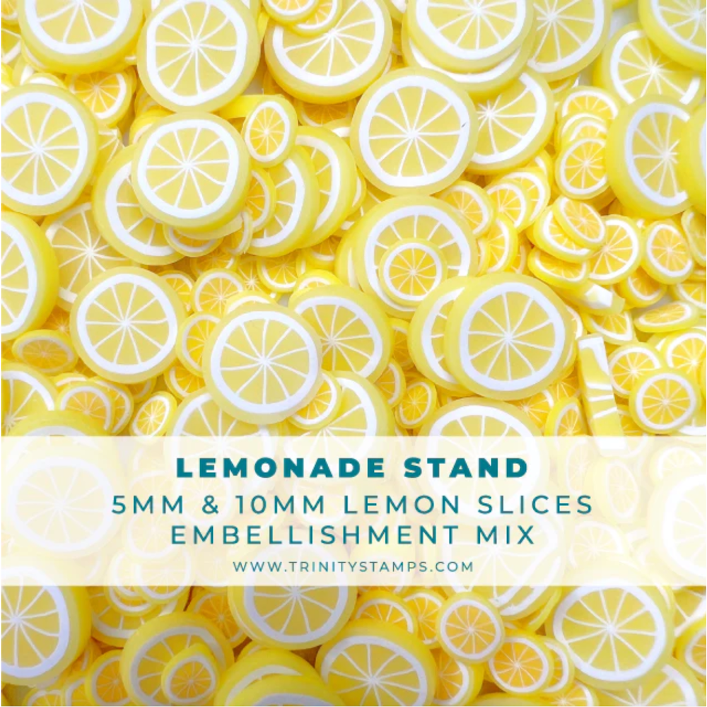 Trinity Stamps Lemonade Stand Embellishment Box tsb-263