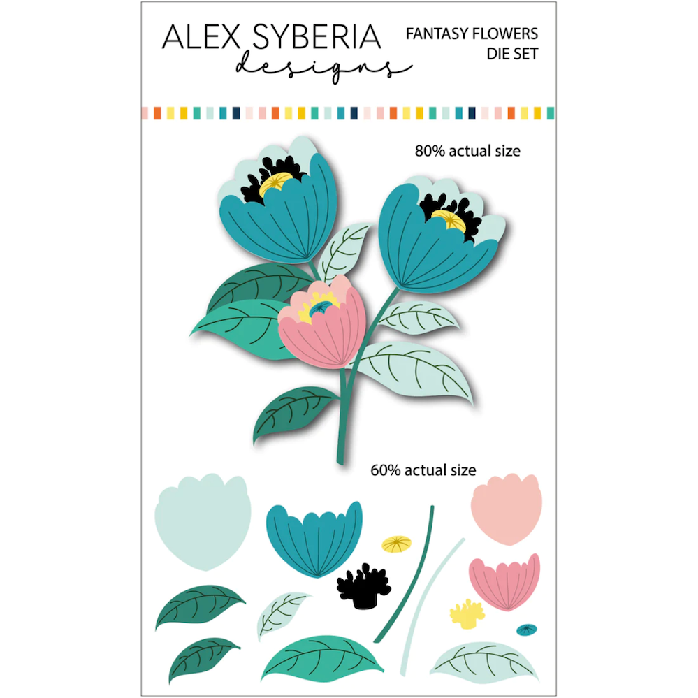 Alex Syberia Designs FANTASY FLOWERS Die Set asdd41