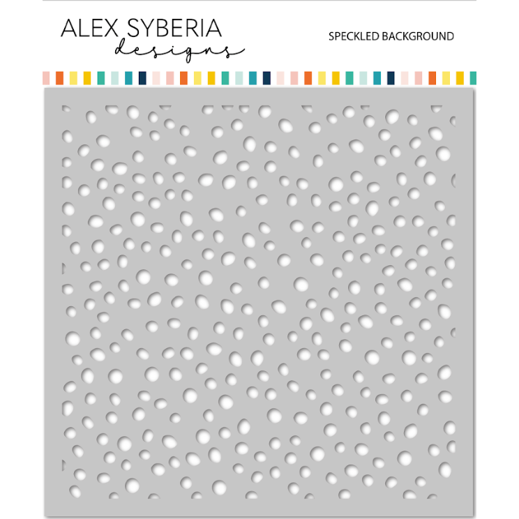 Alex Syberia Designs SPECKLED Stencil asdste50