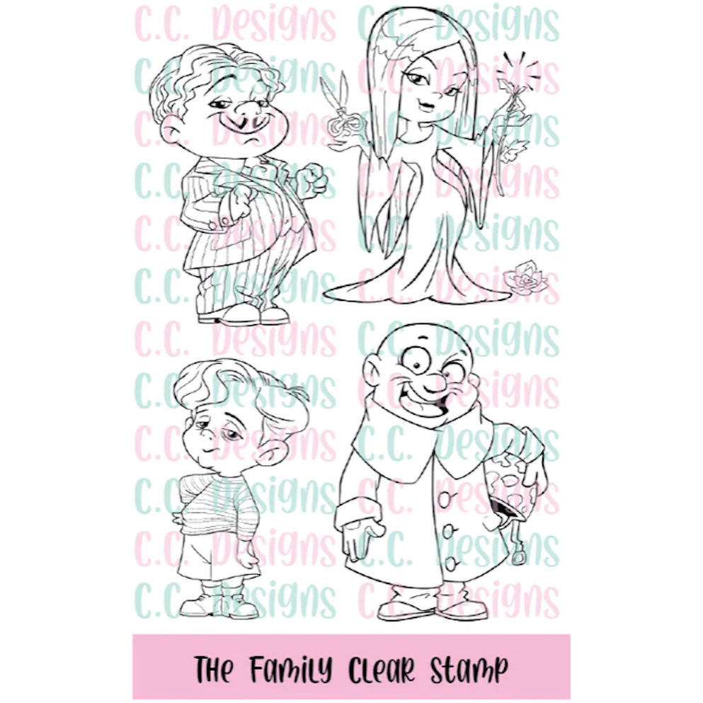 C.C. Designs The Family Clear Stamp Set ccd0323