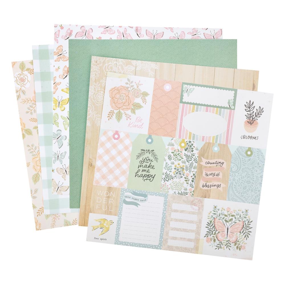 Crate Paper - Gingham Garden Collection - Clear Acrylic Stamps