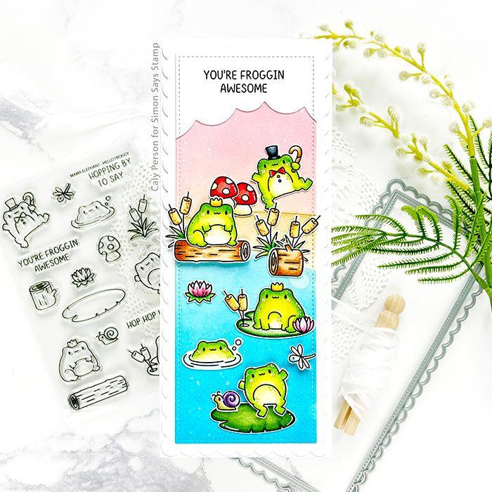 Mama Elephant Hello Froggy Creative Cuts Steel Dies | color-code:ALT02