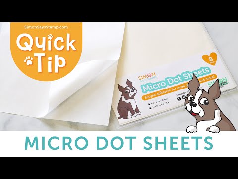 Simply Defined Sticky Micro Dots 10 Sheets/Pack - Scrapbooking Made Simple