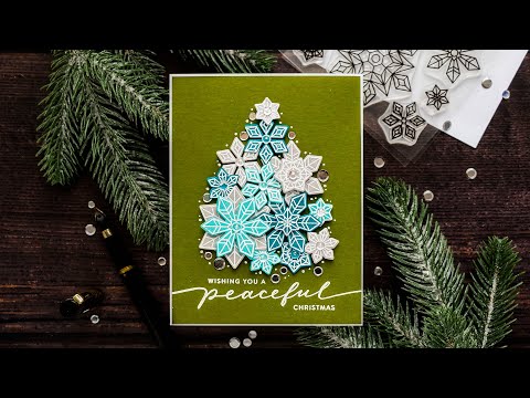 arriettycraft Christmas Snowflakes Sayings Verses Clear Stamps for  Christmas Cards Making or Journaling, Snowflake Transparent Silicone Stamps  for