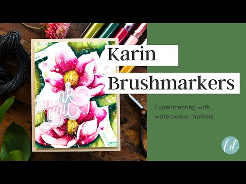 Karin Megabox Brush Marker Pro Water-Based Brush Pen Suitable for Painting,  Drawing and Handlettering Multi-Coloured KAR27C7 Assorted