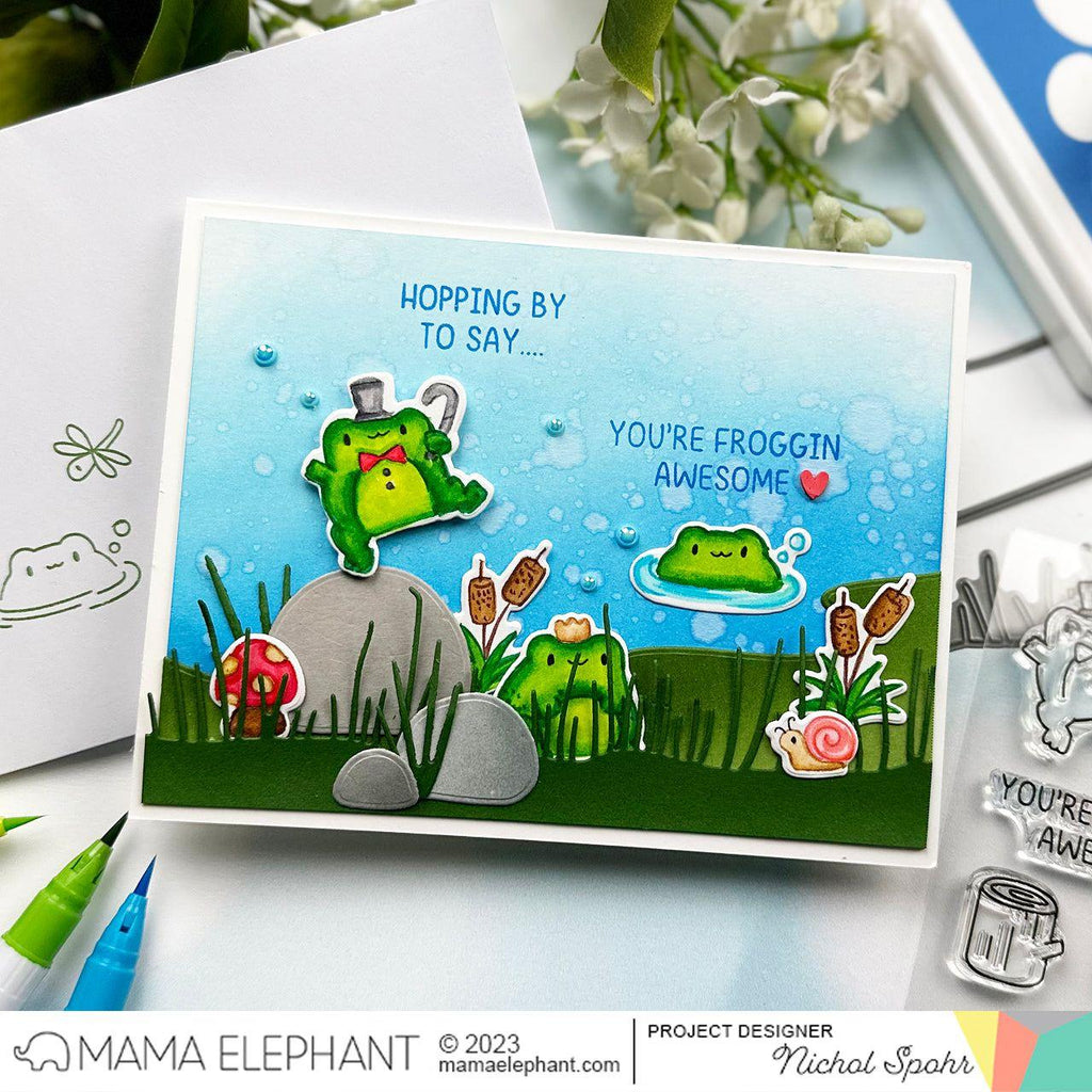 Mama Elephant Grass Duo Creative Cuts Steel Dies | color-code:ALT1