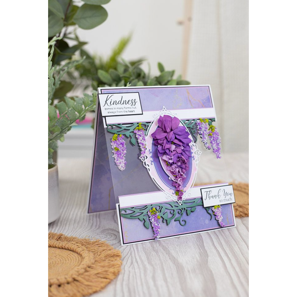 Crafter's Companion Trailing Wisteria Die Set ng-wc-md-twis - Kindness Card