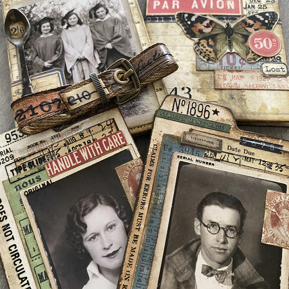 Tim Holtz Idea-ology FILE CARDS th94223 Mixed Media | color-code:ALT01