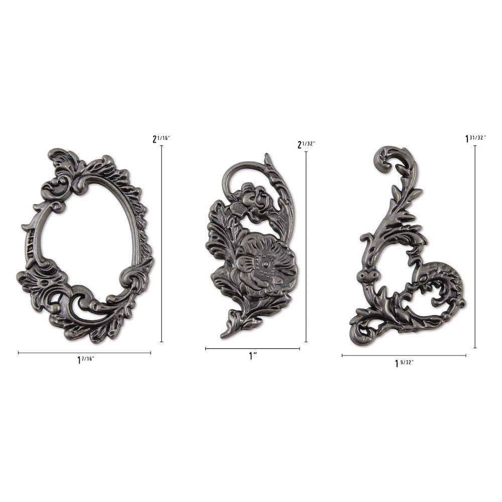 Tim Holtz Idea-ology ORNATE Adornments th94307 - Measurements 