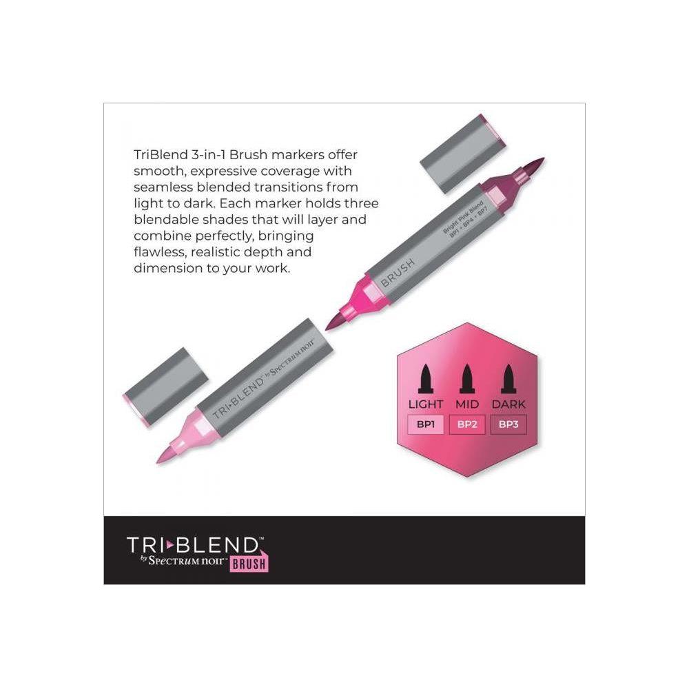 Spectrum Noir TriBlend Brush Collection Marker Set sn-tbbr-extd24 3 in 1